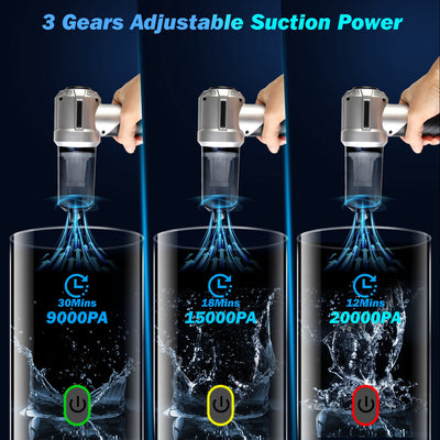 20000PA Cordless Car Vacuum Cleaner